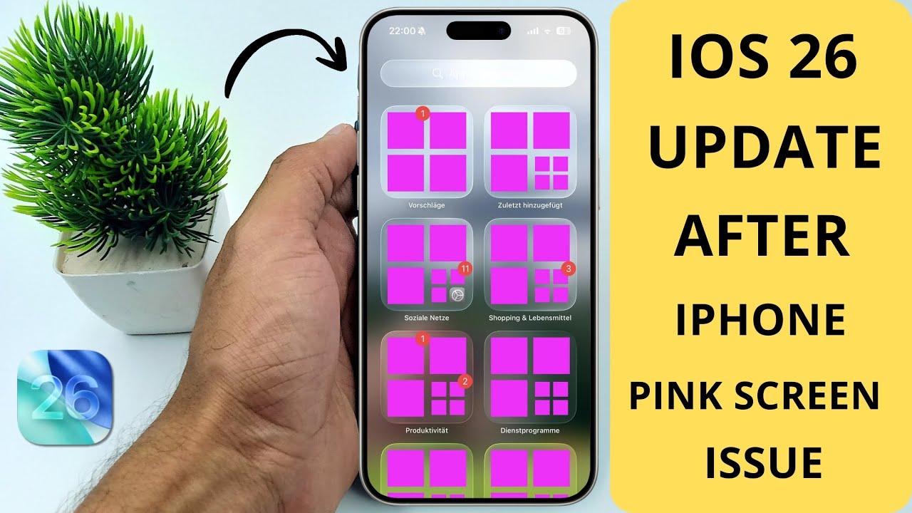Fix iPhone Pink Screen Issue on iOS 26