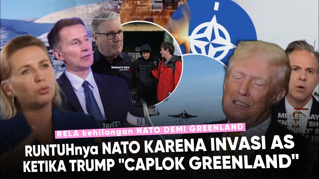 Serangan AS ke Greenland yg Mengakhiri NATO “Reaksi Genius Presiden Denmark melawan TRUMP”