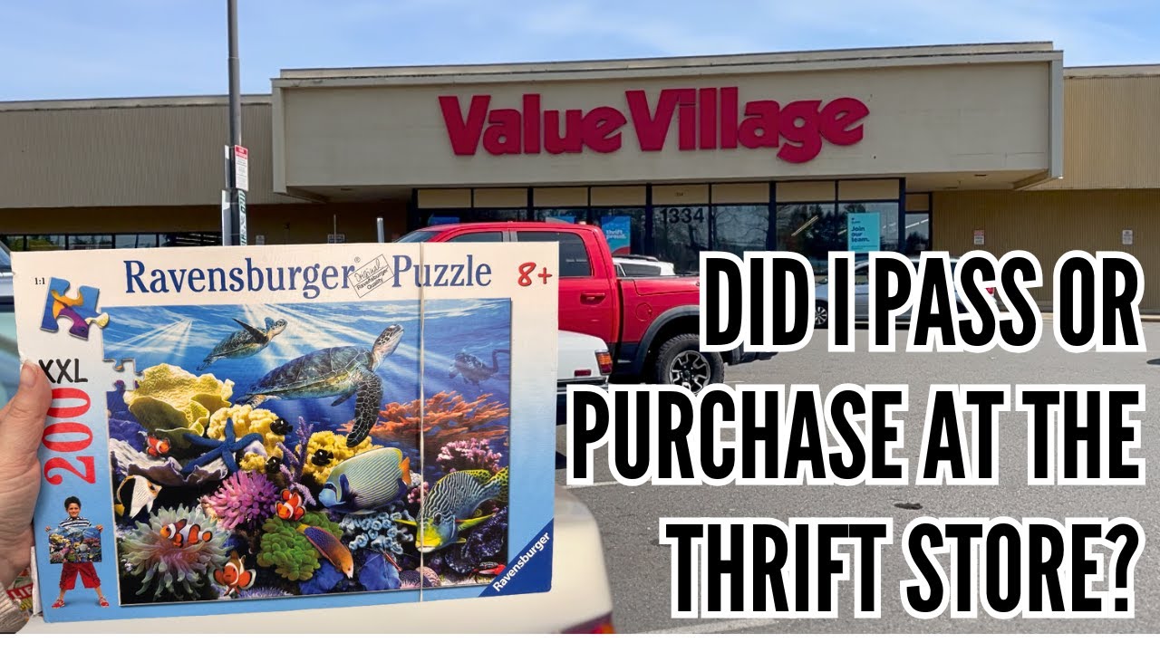 Did I Pass or Purchase these Puzzles?? | Thrift With Me! // Everyday May 6