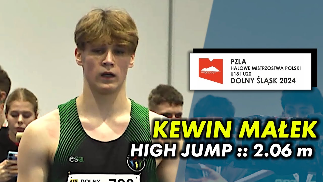 KEWIN MAŁEK złoty medal w skoku wzwyż | U20 HMP 2024 