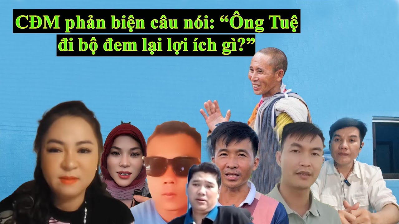 Phản biện câu nói: Ông Minh Tuệ đi như vậy thì đem lại lợi ích gì cho xã hội?