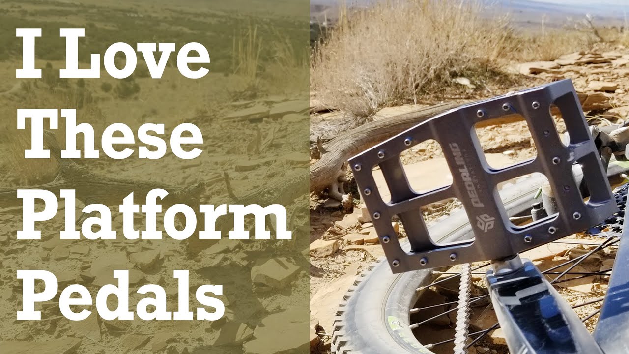 Extra Long Flat Mountain Bike Pedals - Pedaling Innovations Catalyst Platform Pedal Review