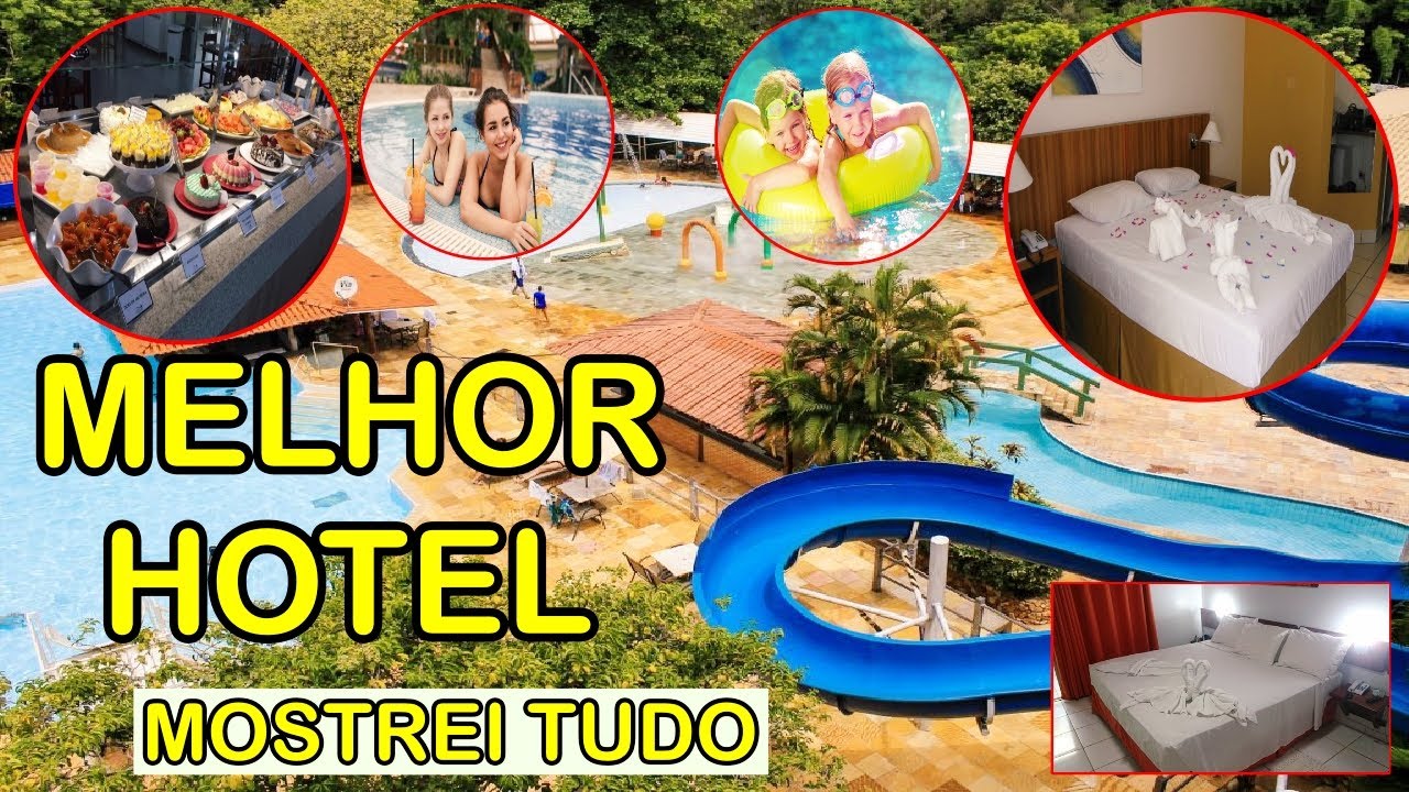 Como é o Hotel Thermas di Roma em Caldas Novas - VÍDEO COMPLETO DO HOTEL
