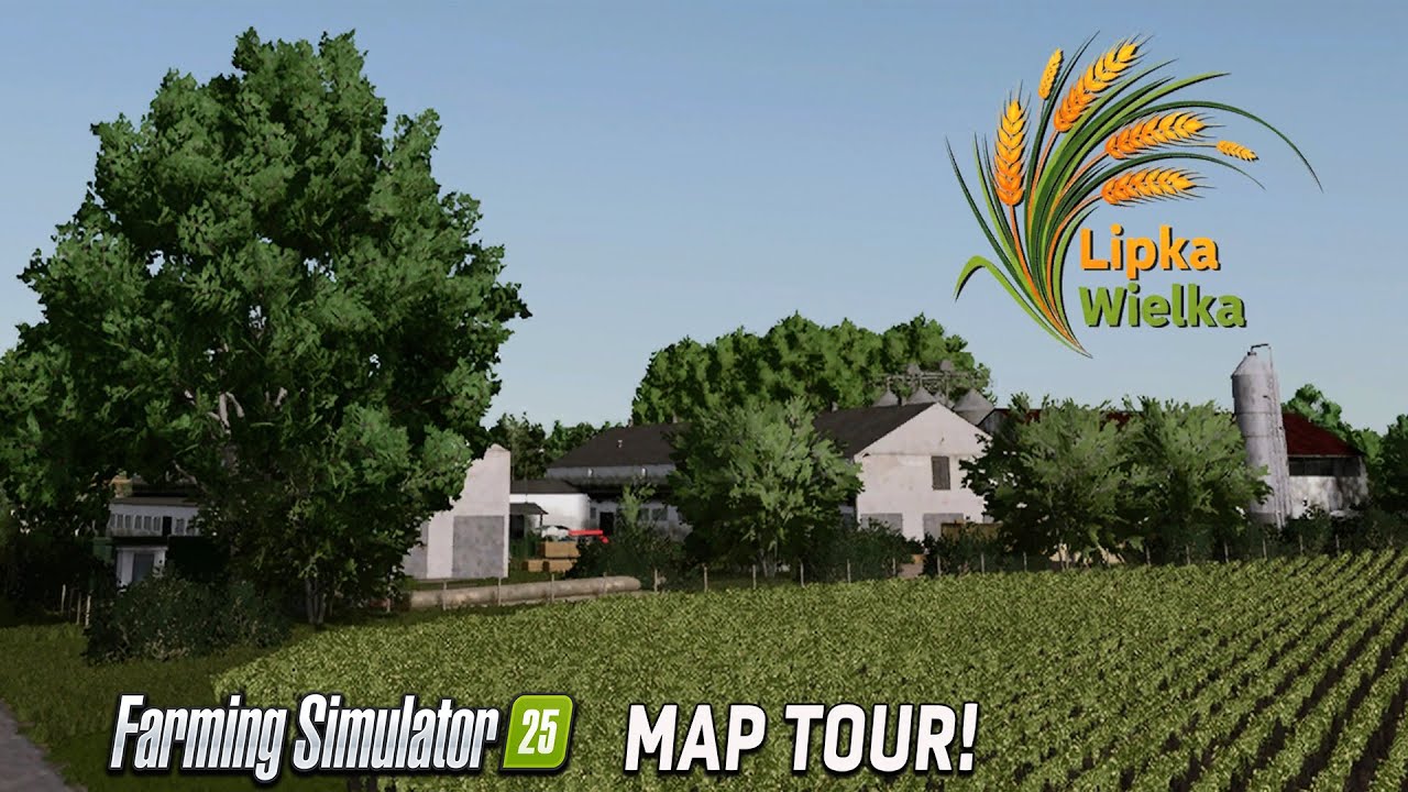 Lipka Wielka (YOU’LL NEED SUNGLASSES?!) NEW MOD MAP! (TOUR/REVIEW!) Farming Simulator 25
