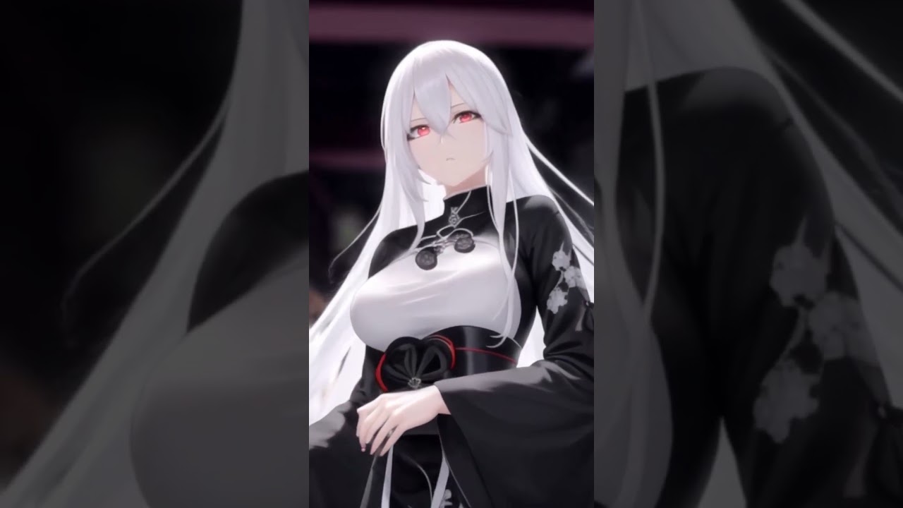 Beautiful Anime Girl Walks into the store,Realistic Jiggle Physics 😚 