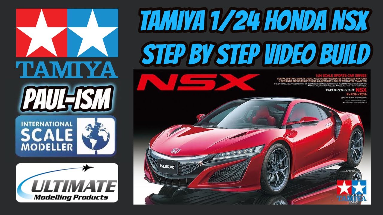 Part 1 - Tamiya 1/24 Honda NSX Step By Step Build