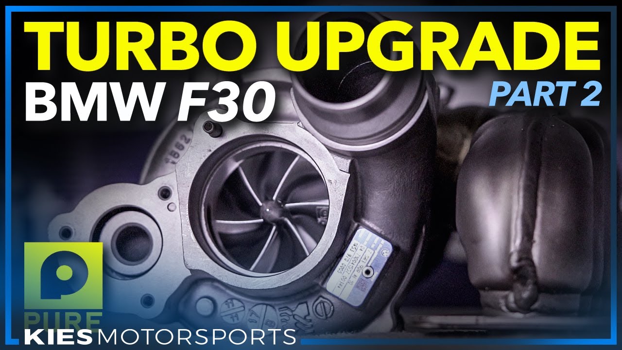 How to Install a Pure Stage 2 Turbo | F30 BMW 335i xDrive N55 | Stock Turbo Removal #N55Purestage2