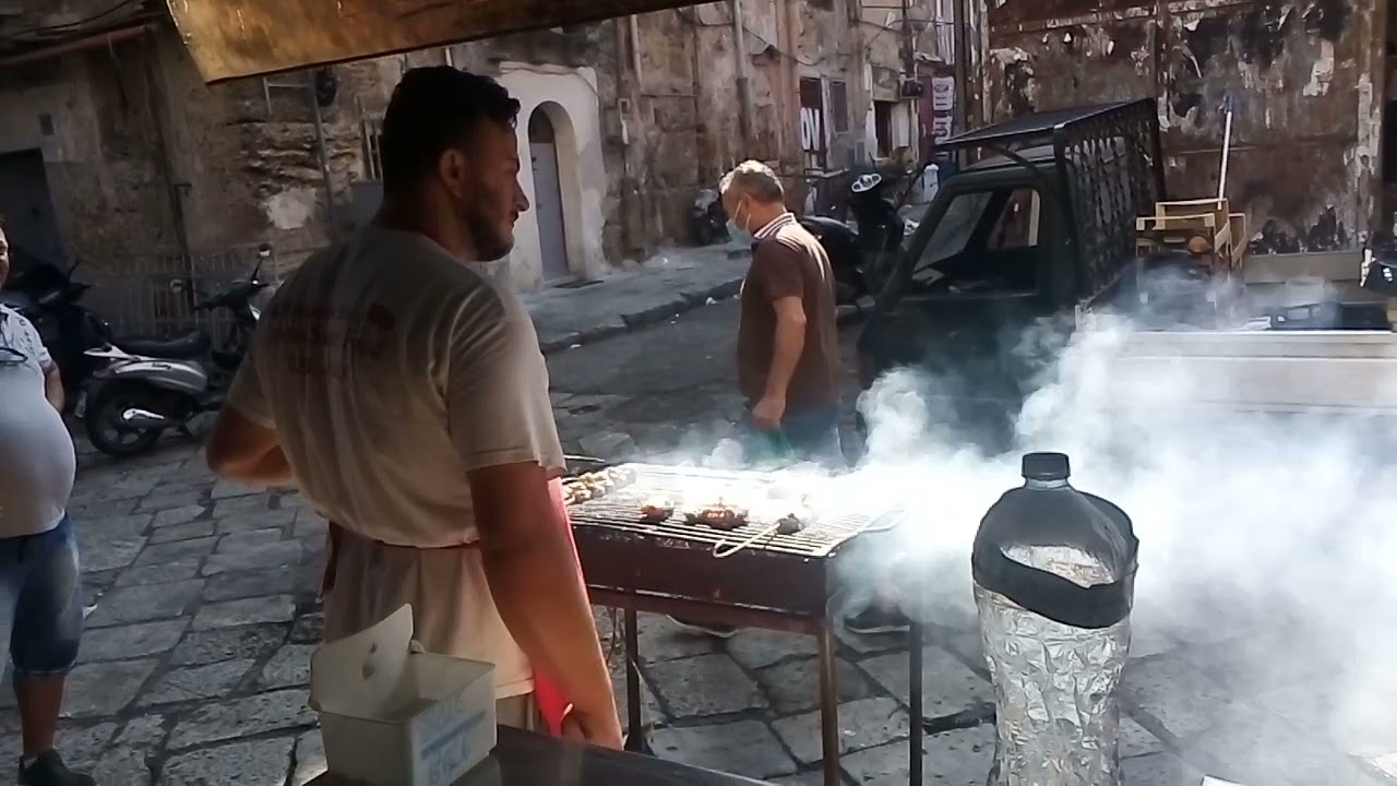 Le stigliola (stigghiola) di Riccardo al Mercato di Ballarò