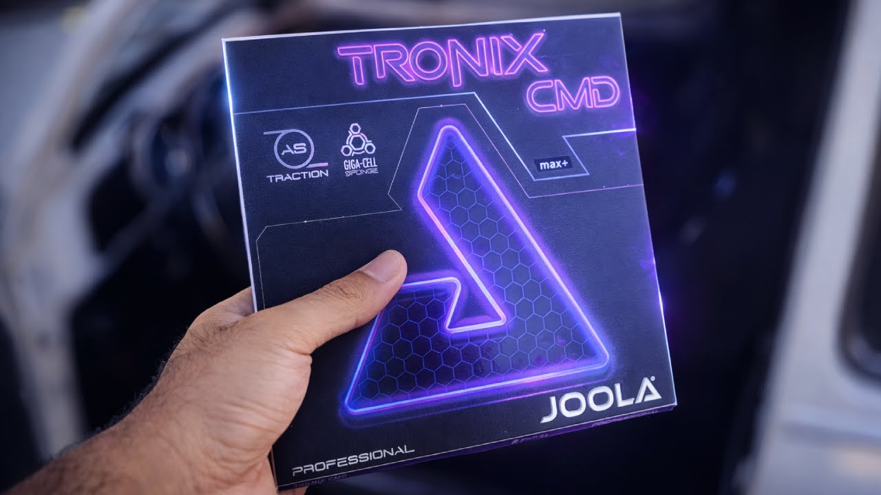 ESSA É MINHA NOVA BORRACHA DA JOOLA! (Joola Tronix CMD)