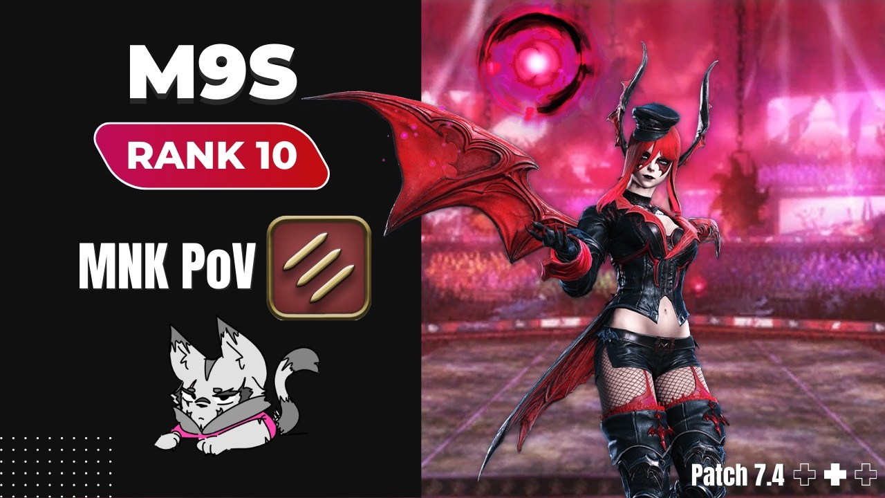 [FFXIV] M9S Vamp Fatale - Monk POV i790 - 43,818.0 rDPS (Rank 10) @ 8:29 Kill Time