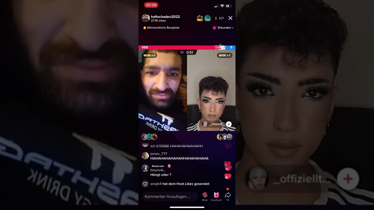 Engel Gesicht TikTok Livestream (16.03.2022)