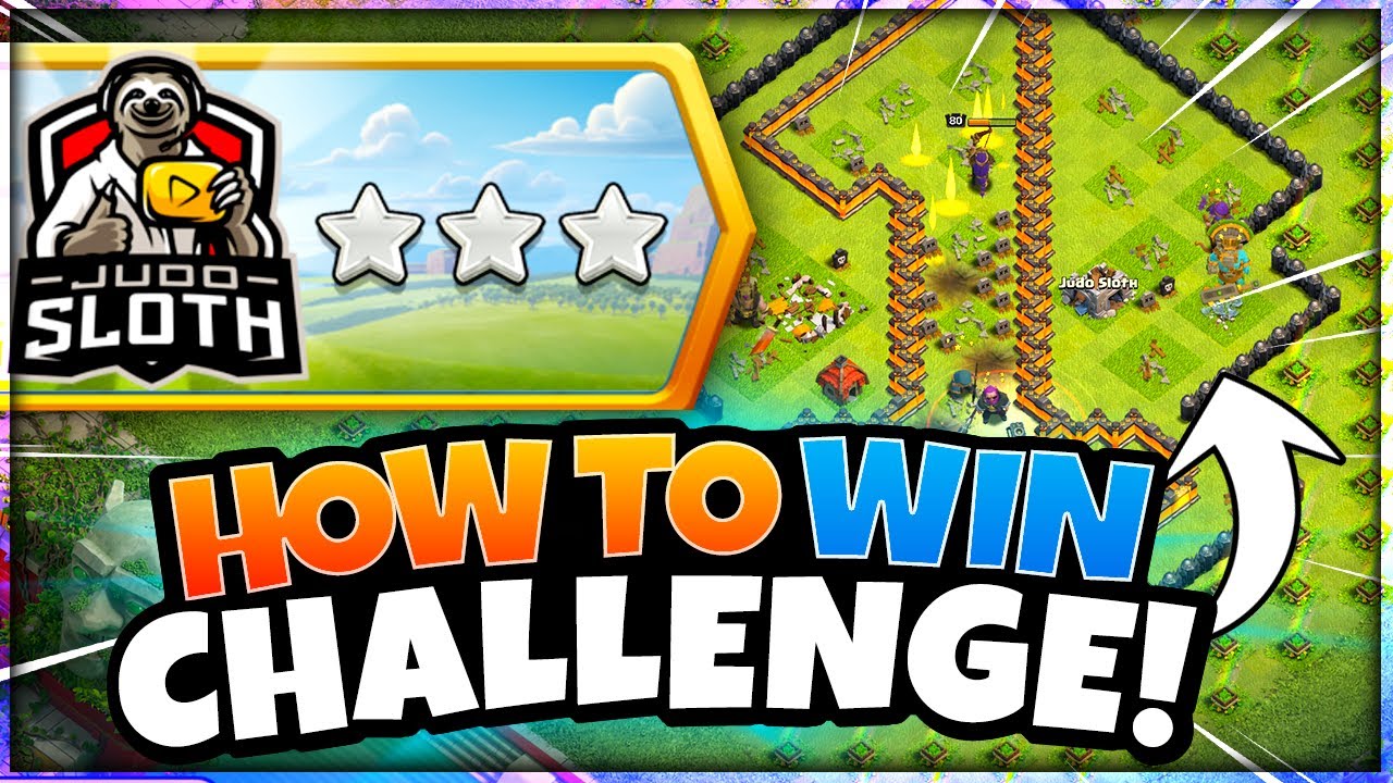 How to 3 Star Judo Sloth Challenge (Clash of Clans)