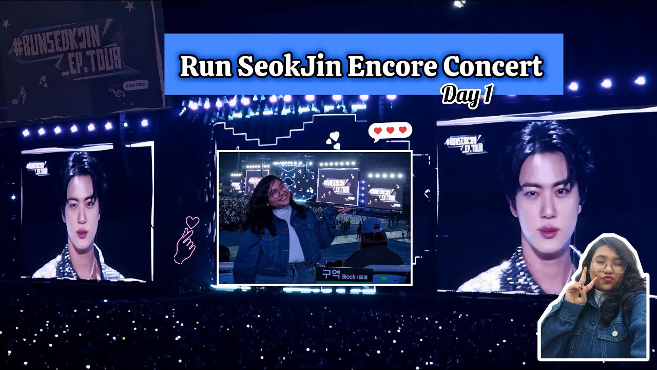 Run SeokJin Encore Concert | RunJin Day 1 Concert | ft. Jhope & JK