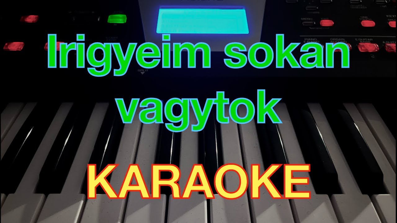 Irigyeim sokan vagytok (KARAOKE) - Roland BK-3