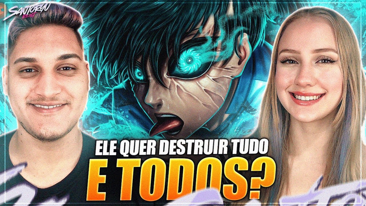 ♪ Itoshi Rin (Blue Lock) | ABSOLUTA DESTRUIÇÃO | AniRap - REACT EM CASAL