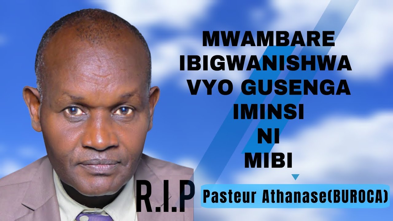 IMINSI NI MIBI MWAMBARE IBIGWANISHWA VYO GUSENGA|Pasteur Athanase NDIKUMANA