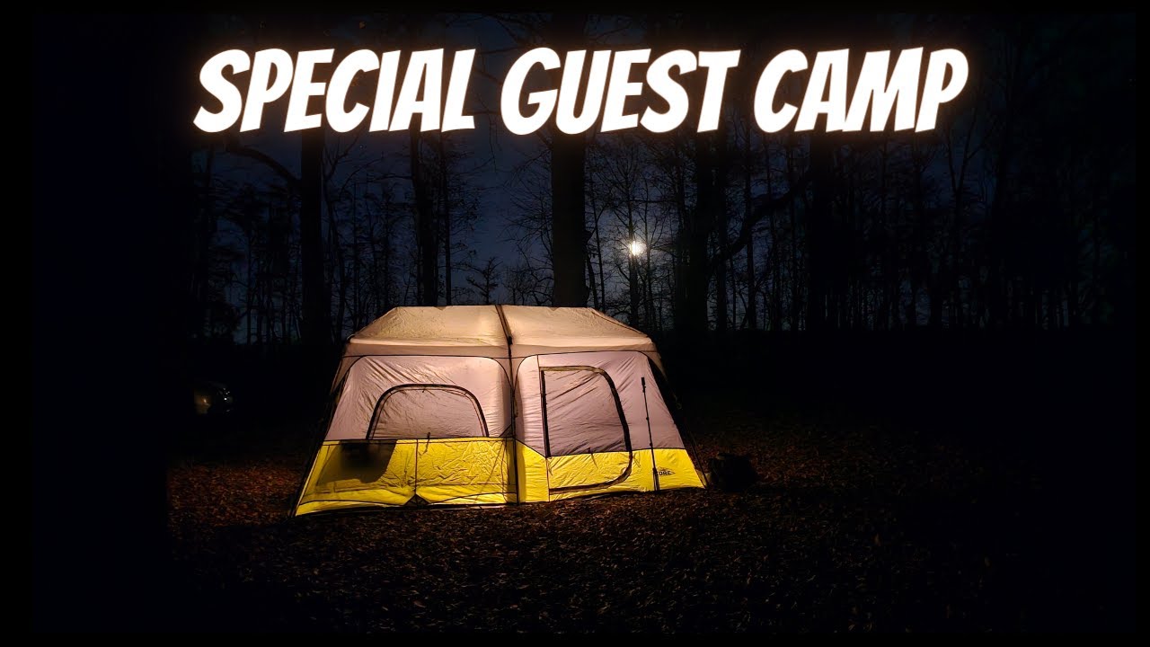 Camping at Horseshoe Lake in Miller City Illinois