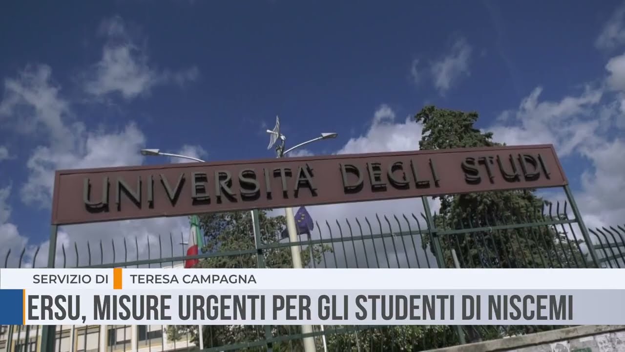 Palermo: ERSU, misure urgenti per gli studenti di Niscemi