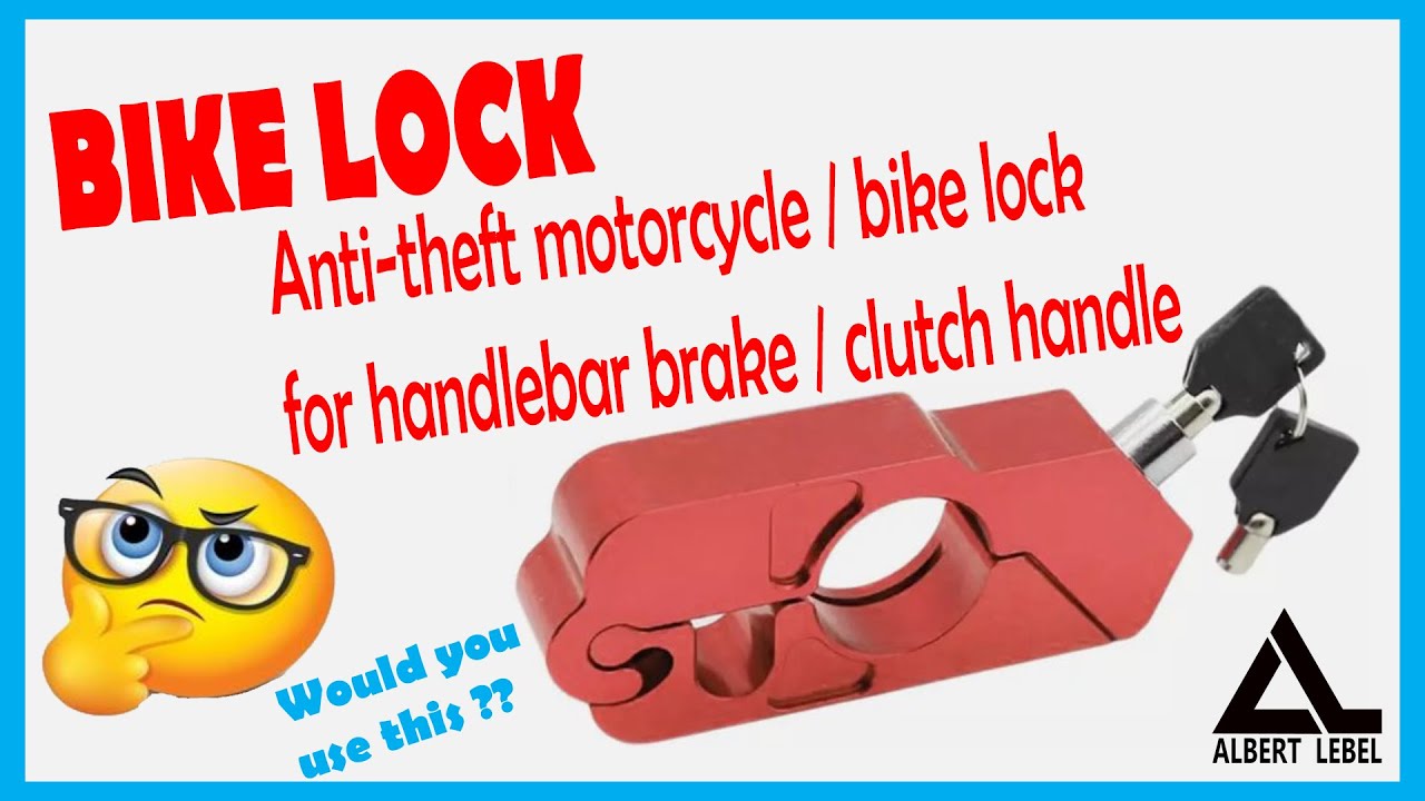 [572] Bike or motorcycle brake / clutch handle lock