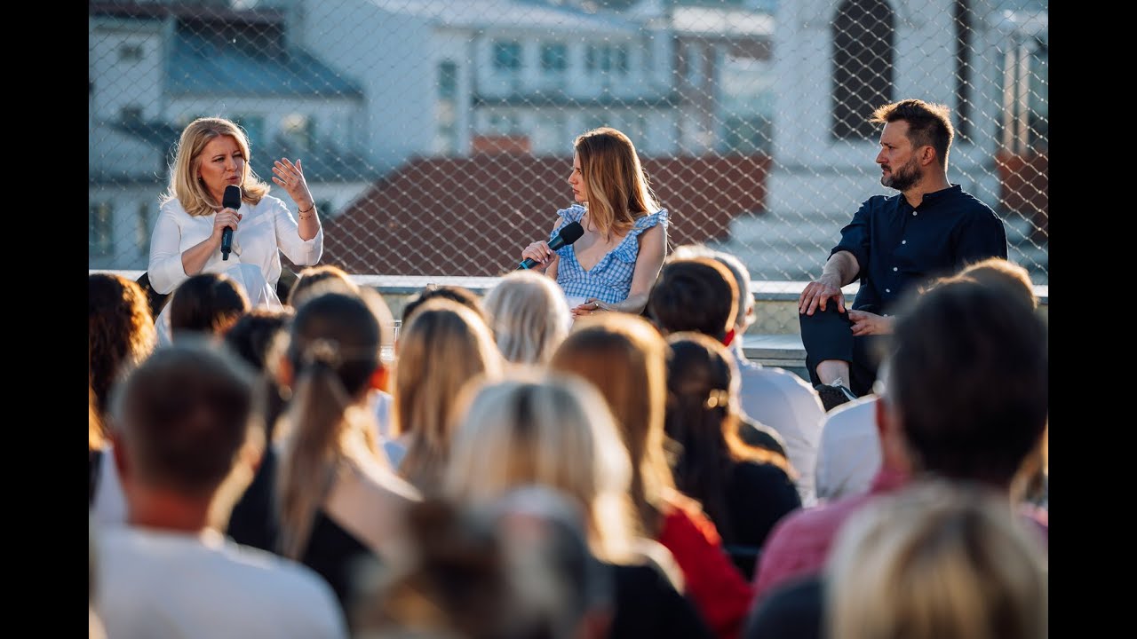 Sila hodnôt v ťažkých časoch – Z. Čaputová & M. Vallo | Diskusia Camp Bratislava