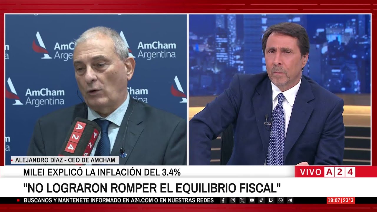 📢 JAVIER MILEI EXPLIC&Oacute; LA INFLACI&Oacute;N DEL 3,4 %: 