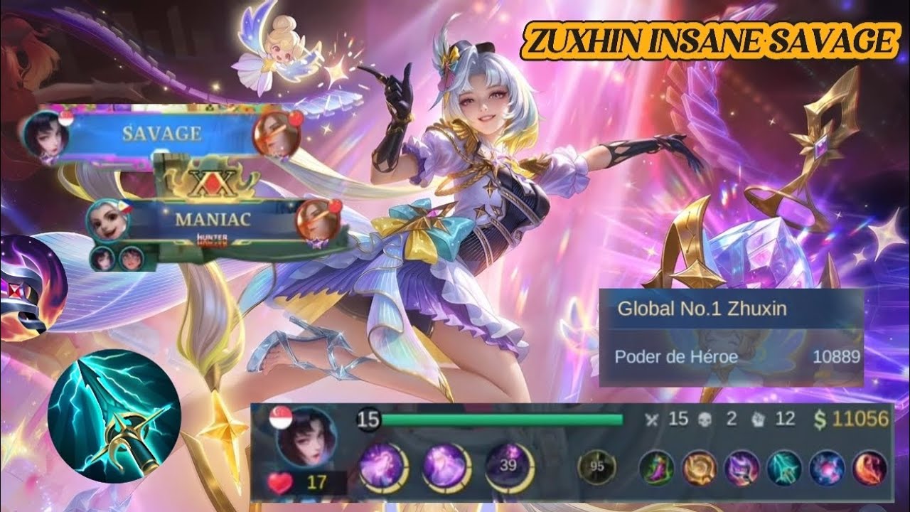 SAVAGE Y MAN&Iacute;AC ZUXHIN TOP 1 GLOBAL  Y HARITH TOP 1 GLOBAL 