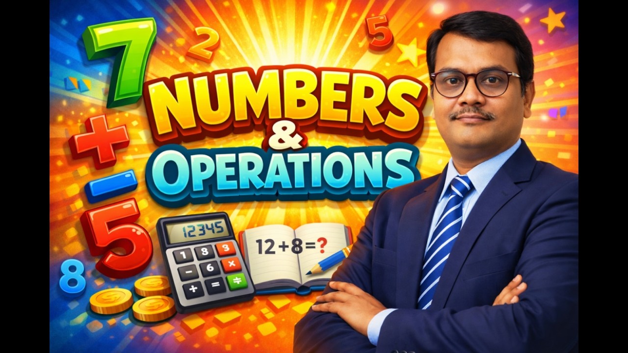 Weak in Maths? Master Numbers & Operations | Full Basic Maths Lecture for Beginners