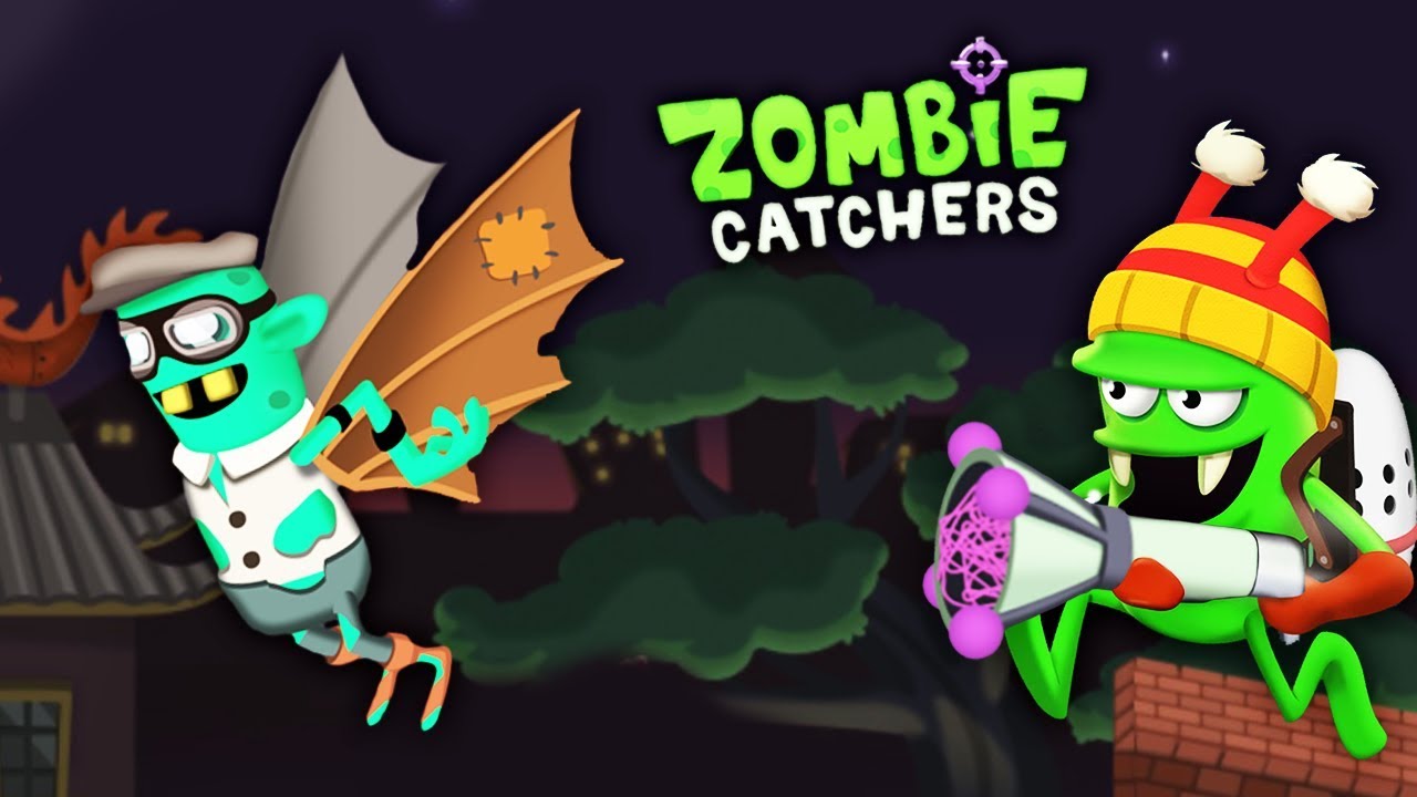 ОХОТА НА ЗОМБИ! Новый ЗОМБИ ЛЕТУН из КИТАЙСКОГО КВАРТАЛА Мультик игра Zombie Catchers