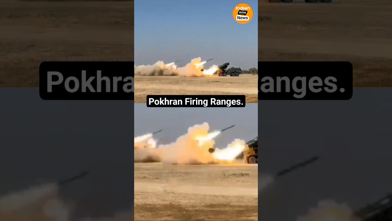 Pokhran firing ranges #indianarmy #military #youtubeshorts #parasf #viralvideo