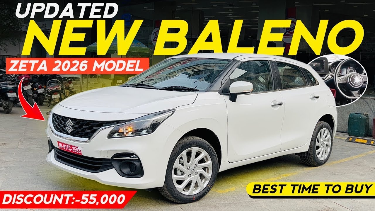 Updated✅ Maruti Suzuki Baleno Zeta 2026 New Model GST Price Discount Features All Details In Hindi 