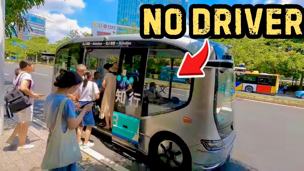 Inside China’s Cutting-Edge Driverless Bus! (The Future)