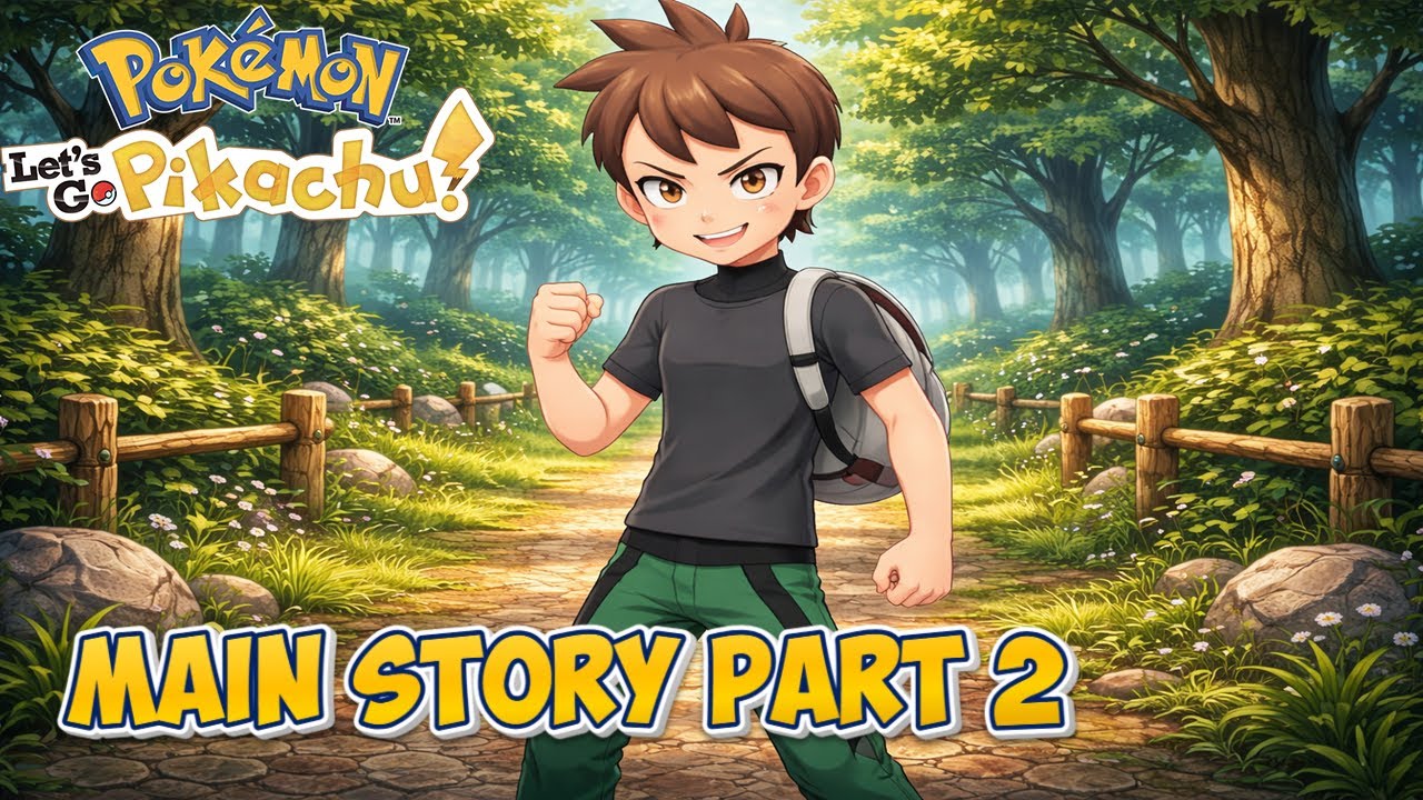 Pokémon Let’s Go Pikachu - Příprava týmu a zápas s Blackem / 1080p 60fps / CZ Záznam Streamu / # 2
