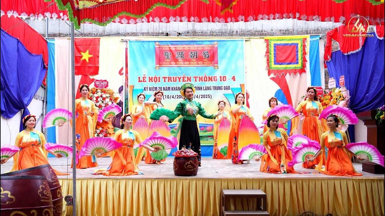 CÔ ĐÔI THƯỢNG NGÀN | CLB TRỐNG HỘI THÔN ÔNG TỐ - THỊ TRẤN YÊN MỸ | YENMYMEDIA