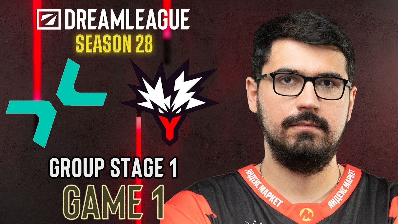 [FULL MATCH] Parivision vs Yandex  | Game 1 | Group Stage 1 | DreamLeague SS 28