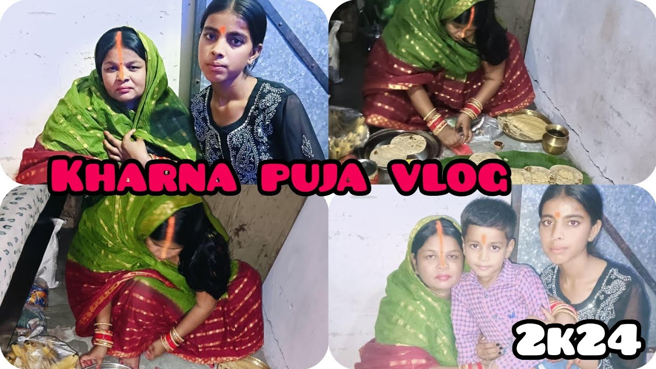 Kharna Puja vlog with Saloni Giri ❣️#trending #vlogger #toptrend