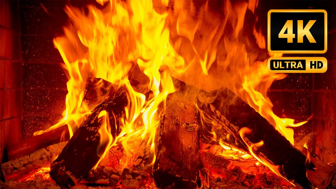Peaceful Piano Music Fireplace 🔥 Smoldering Logs & Jazz Notes for Better Night Sleep | 10 Hrs