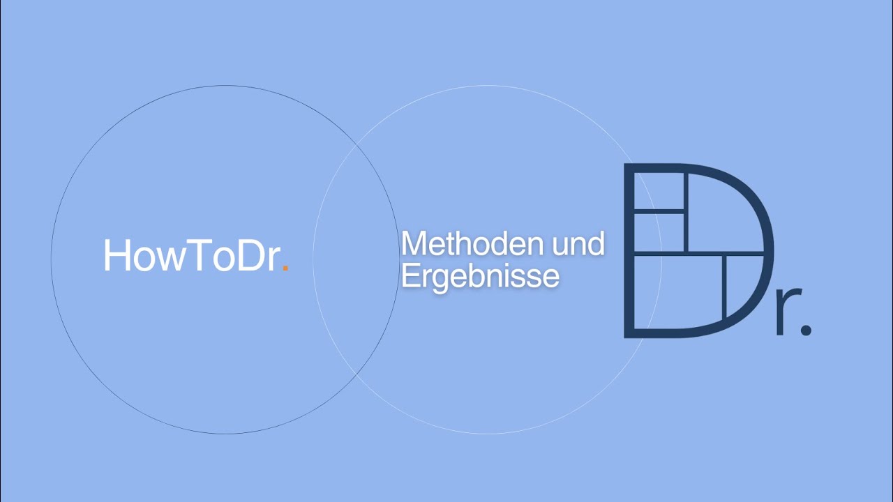 Der Methoden- und Ergebnisteil deiner Doktorarbeit