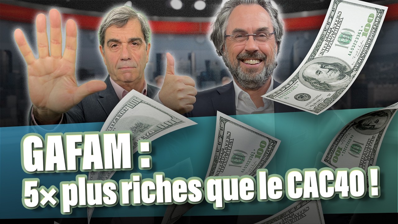 GAFAM : 5× plus riches que le CAC40 !