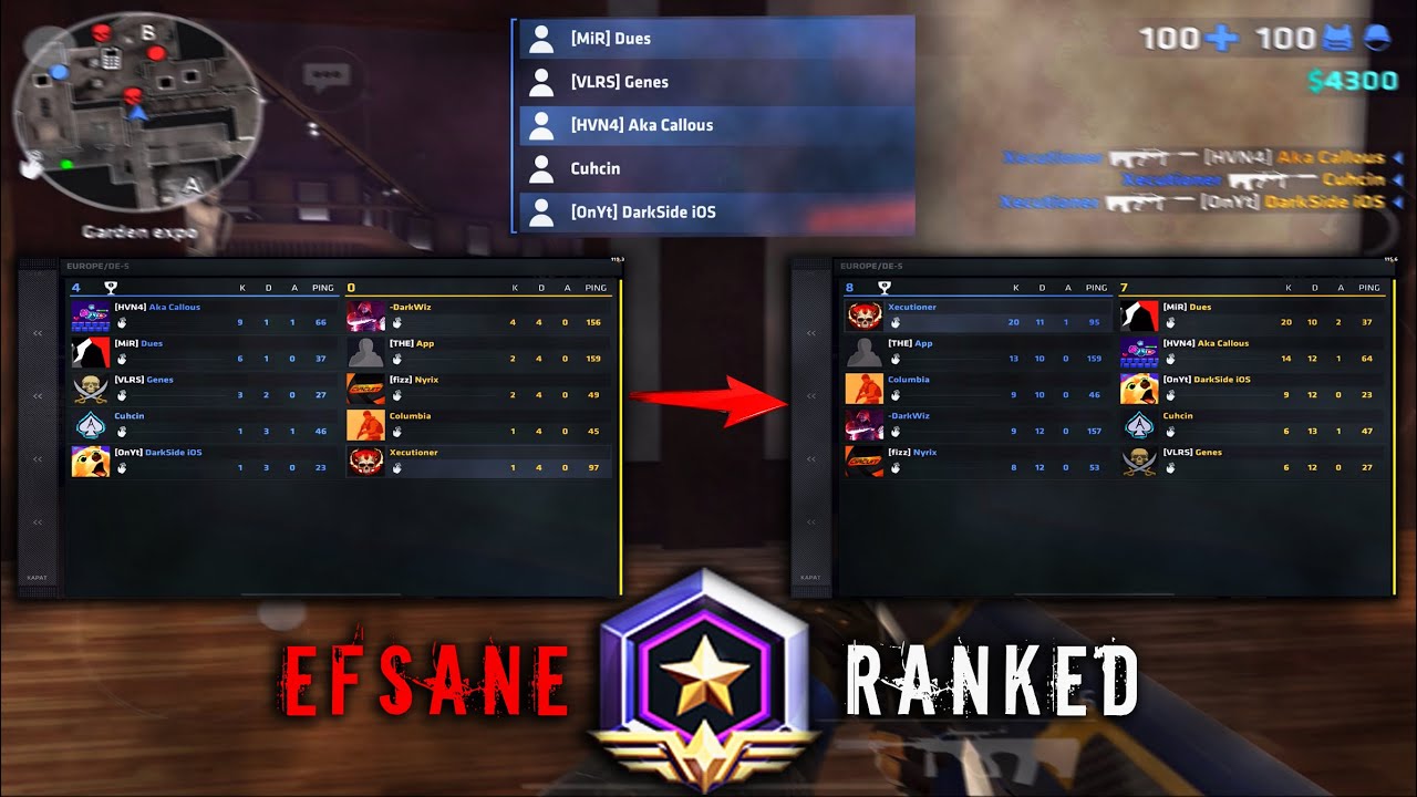 5LI RAKIBE KARŞI EFSANE MAÇ - Türkçe Sesli Ranked 4K - Critical Ops