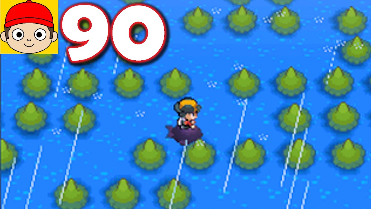 Озеро Ярости, нижний уровень воды + Кробат - Pokemon SoulSilver - (Часть 90)