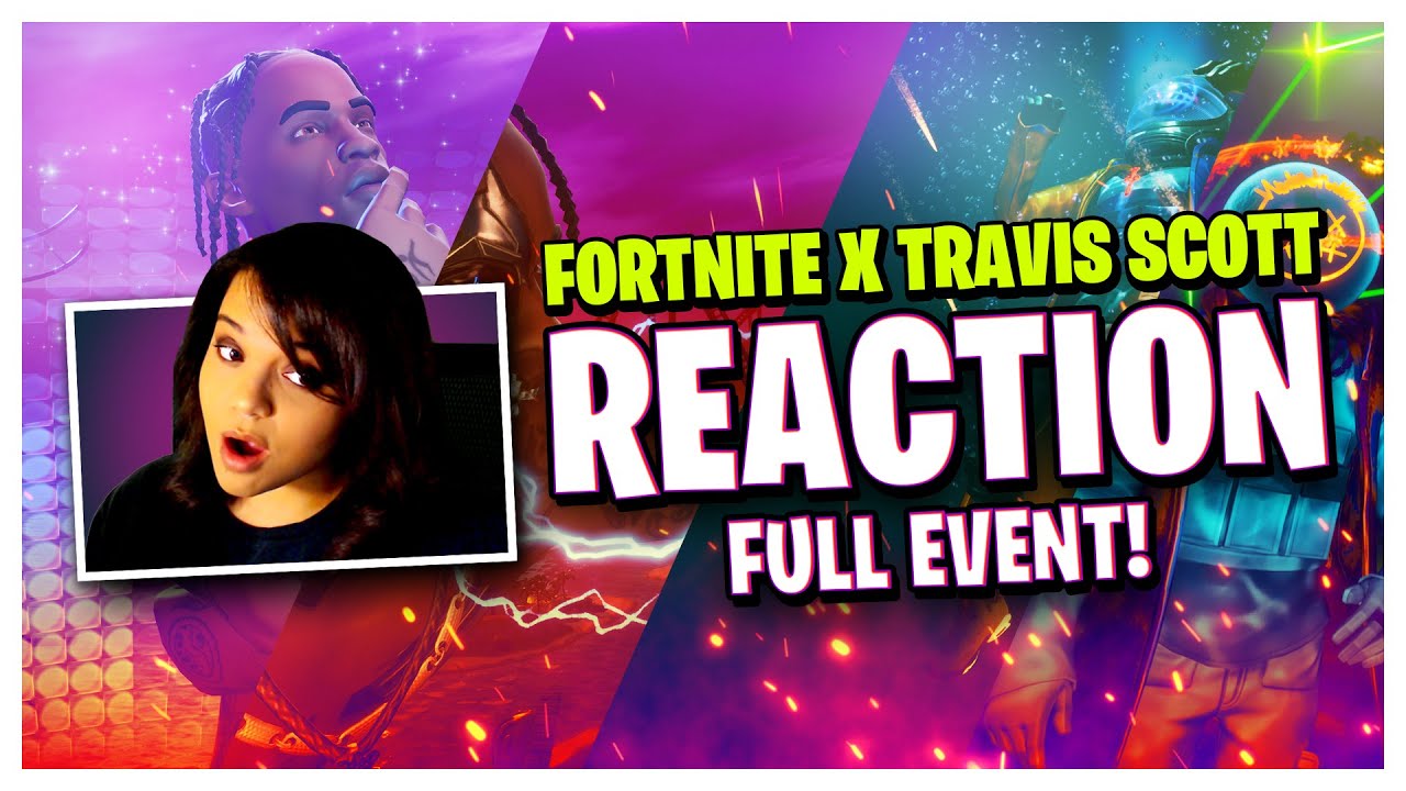 FORTNITE TRAVIS SCOTT EVENT REACTION WITH RIPLEYGAMES - ASTRONOMICAL CONCERT