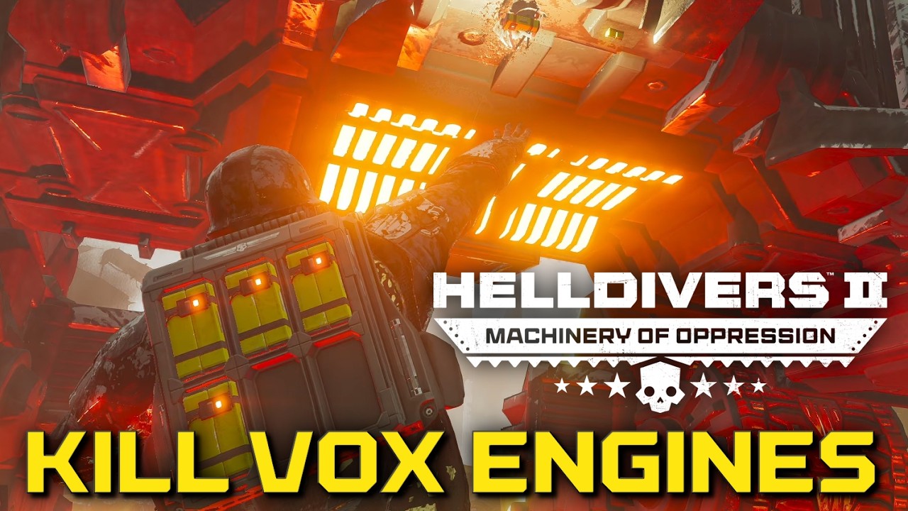C4 AND ERUPTOR - Demolishing VOX ENGINES On CYBERSTAN! | Helldivers 2