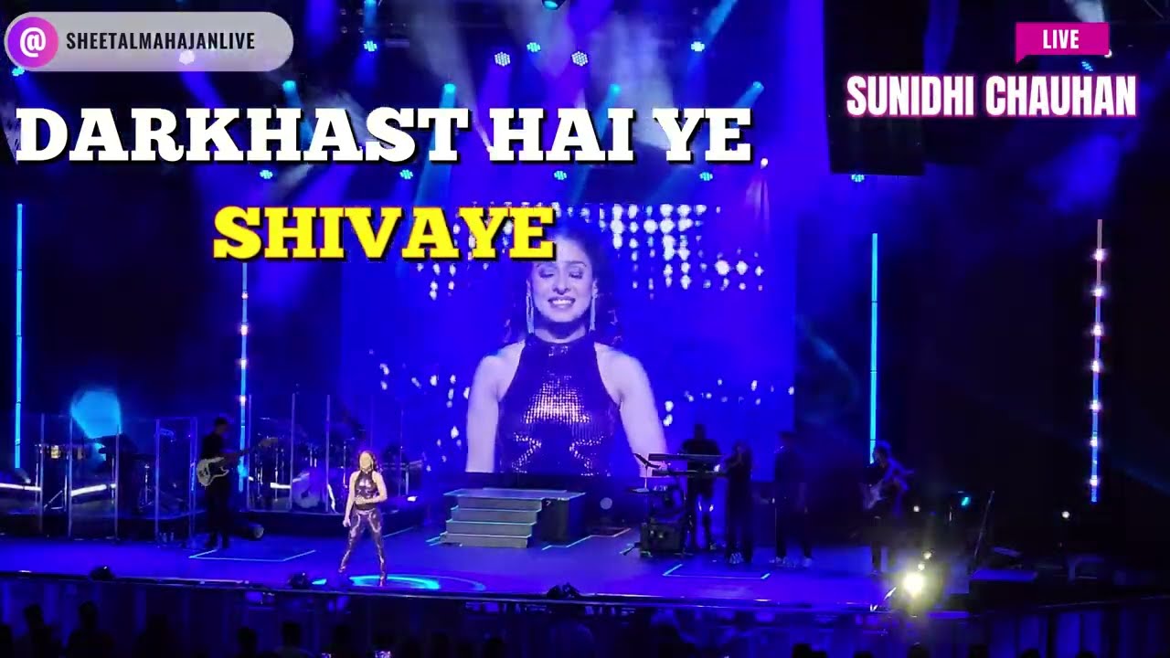Sunidhi Chauhan Live | Darkhast hai ye song from movie Shivaye