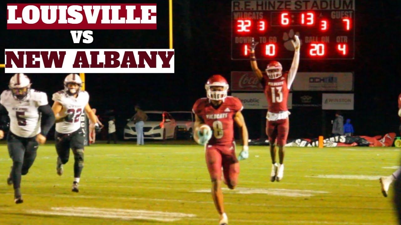 BIGGEST GAME IN NORTH MS!!⚡️RD3 : #1 Louisville(4A) vs #2 New Albany(4A) || MSHSF Week 13