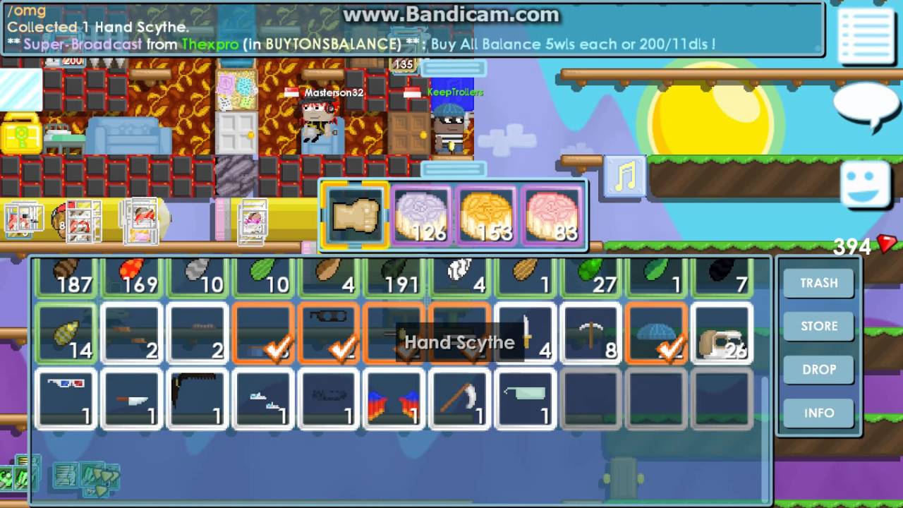 Growtopia Making Hand Scythe !!!! Leaf Board ?????