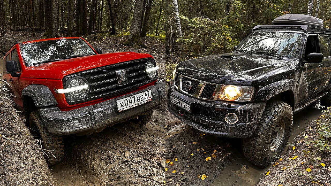 Собрались как-то в лес TANK 300 и позвали Nissan Patrol ... может и не зря 😊