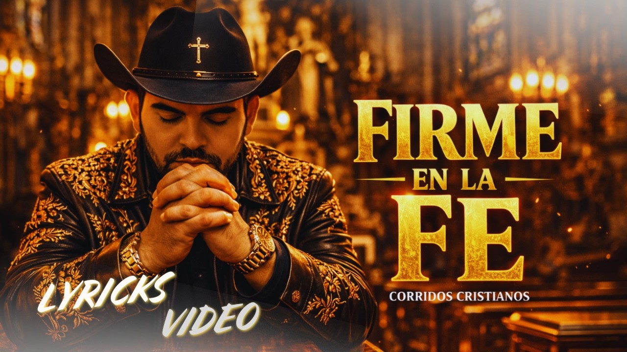Firme en la Fe | Corrido Cristiano que Est&aacute; Bendiciendo Vidas | LYRIC VIDEO