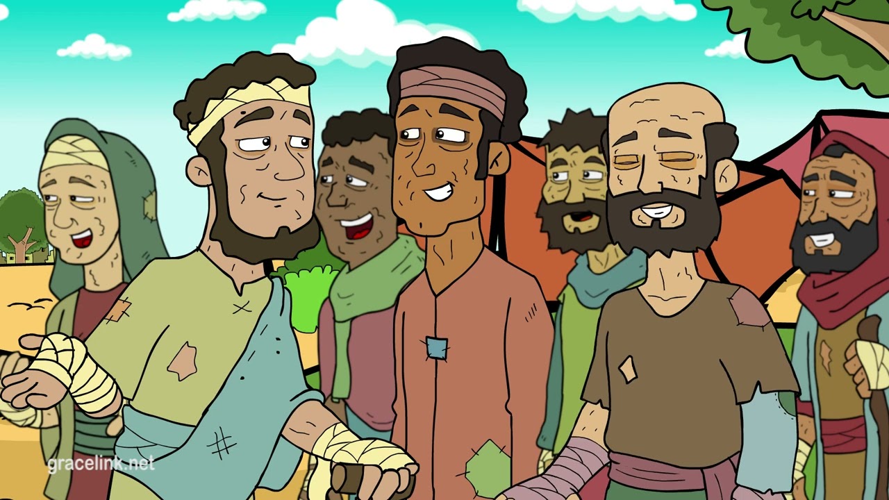 LEÇON - LES 10 LÉPREUX - animation enfant Bible