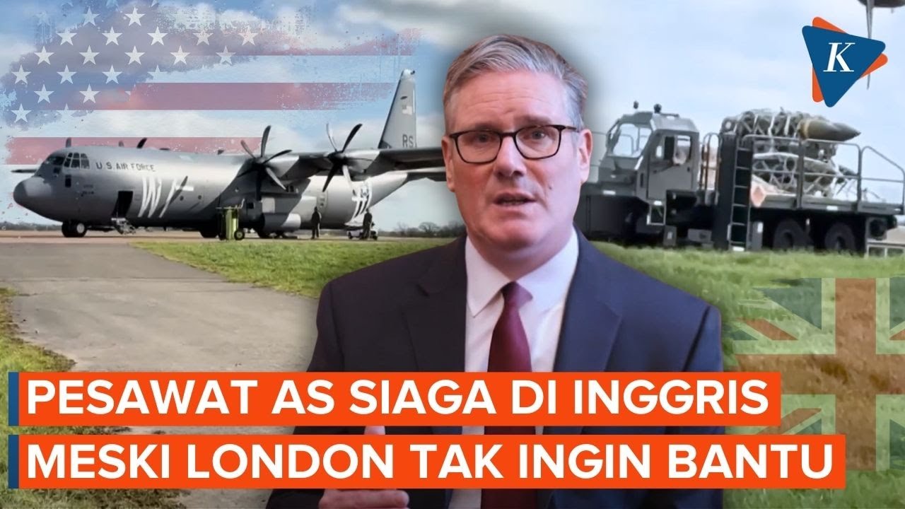 Penampakan Pesawat AS Parkir di Pangkalan Inggris, Starmer Kukuh Tak Ingin Bantu Trump