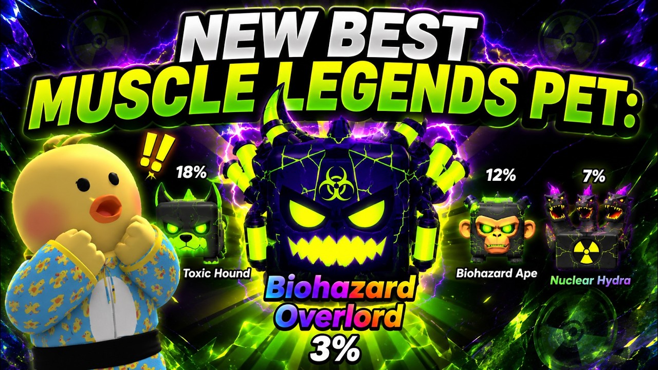 NEW BEST MUSCLE LEGENDS PET??!! (Muscle Legends)